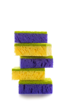 household cleaning sponge for cleaningの写真素材