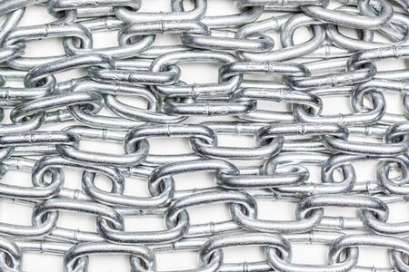 Chains white backgroundの写真素材