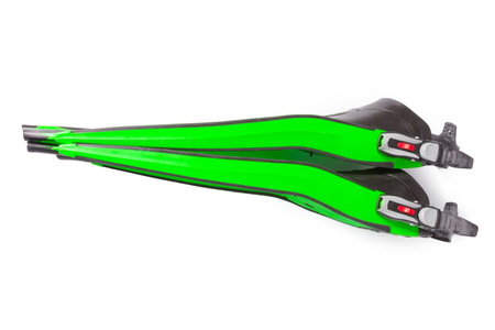 Two flippers for divingの写真素材