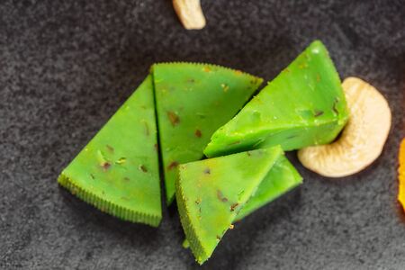 cheese on the plateの写真素材