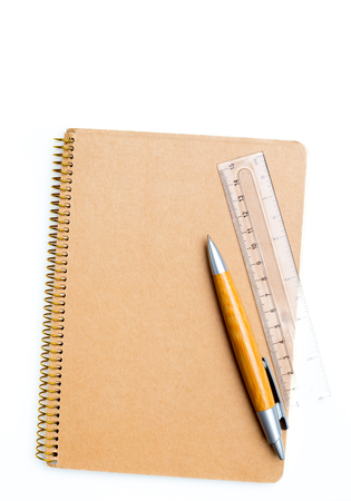 modern working table top viewの写真素材