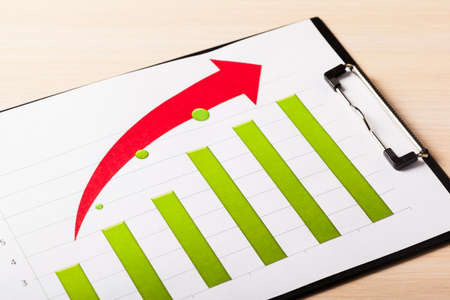Business Charts Greenの写真素材