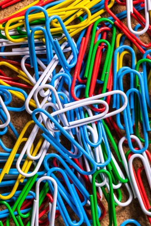 Colorful clipsの写真素材