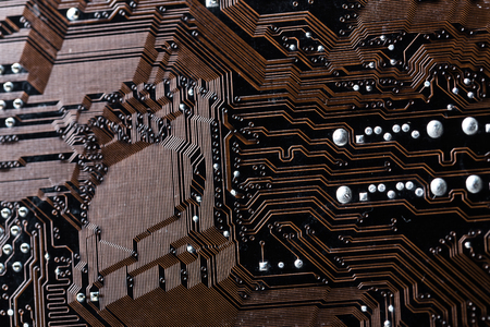 Circuit board backgroundの写真素材