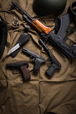 Kit of moder Russia military equipment