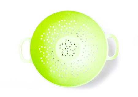 Plastic Colander. Isolated