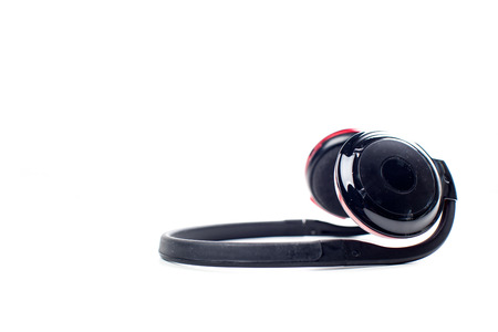 Headphones. Isolated on white backgroundの写真素材