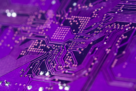 Circuit board backgroundの写真素材