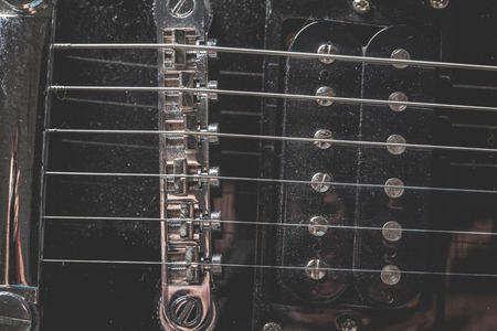 detail of classic guitar