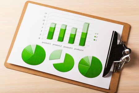 Business Charts Green