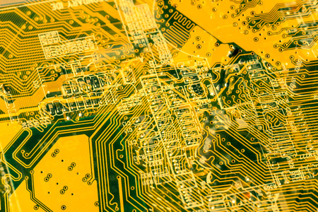 Circuit board backgroundの写真素材
