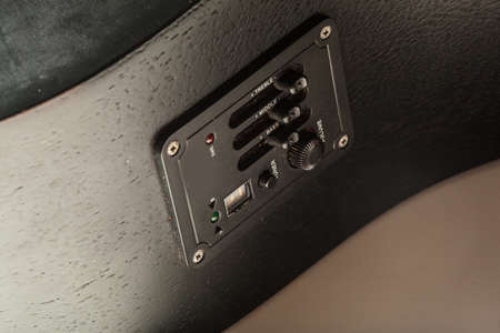 detail of classic guitar