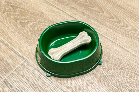 Dried food for dogs or cats. top view