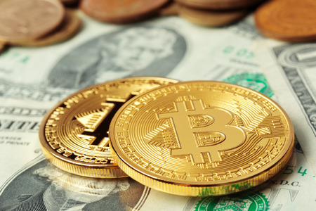 Bitcoin and dollar
