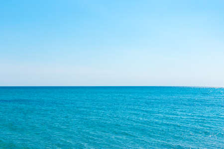 Panorama of sea wavesの写真素材