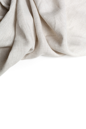 White linen canvas textureの写真素材
