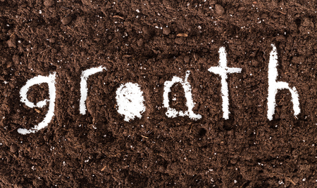 Black Soil Texture Background. Top Viewの写真素材