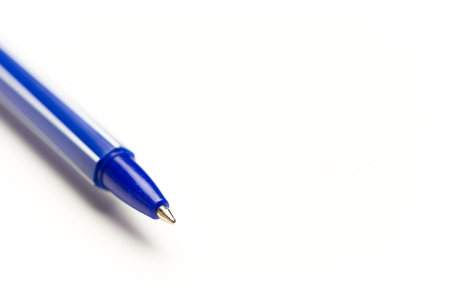 business fountain pen isolated on white backgroundの写真素材