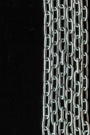 Strong chain black background