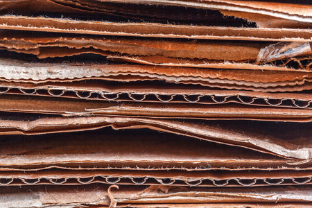 Corrugated cardboard background