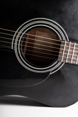 detail of classic guitar