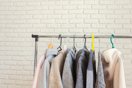 Clothing rackの写真素材