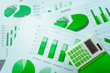 Graphical chart analysisの写真素材