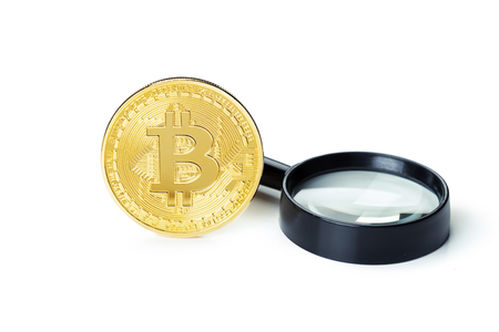 Photo Golden Bitcoinの写真素材