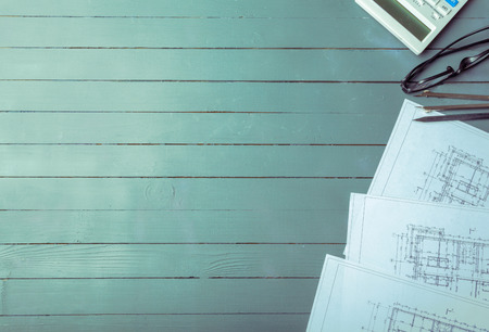 Architectural plansの写真素材