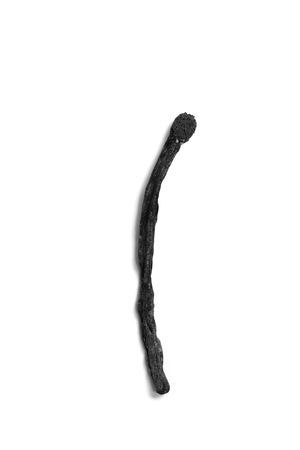 Matches isolated on white background. Closeup shot.の写真素材