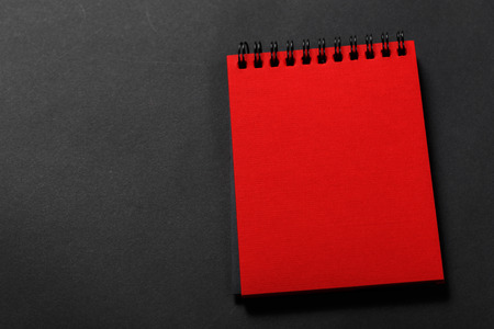 Diary of red colorの写真素材