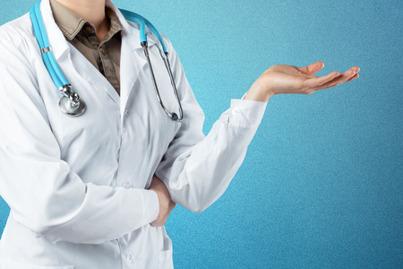 Hands of medical doctorの写真素材