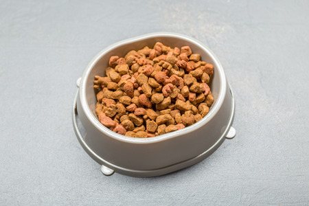 Dried food for dogs or cats.