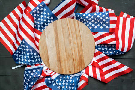 American flagの写真素材