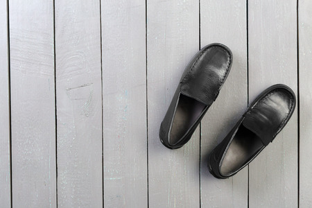 Leather men's shoes