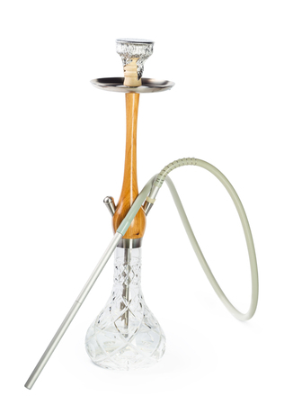 hookah isolated on whiteの写真素材