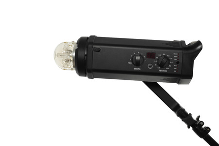 Studio lighting isolated on white