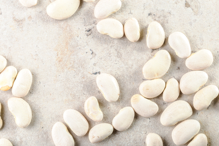 white beans on the table