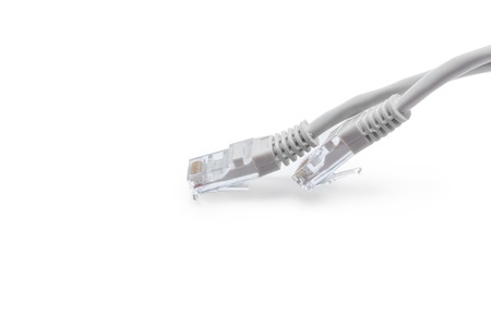 Close up of network cable