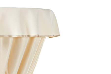 table isolated on white backgroundの写真素材