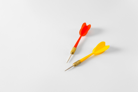 Dart isolated on whiteの写真素材