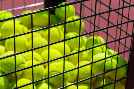 tennis ballsの写真素材