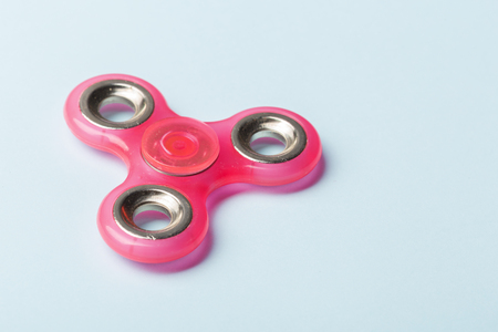 spinner stress relieving toy isolatedの写真素材