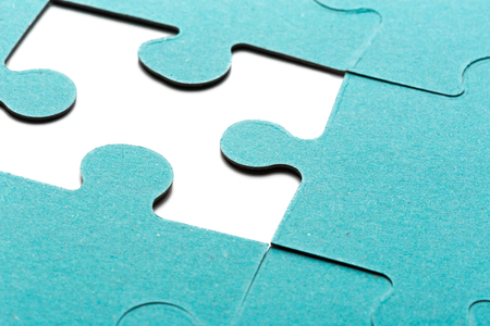 Missing puzzle pieceの写真素材