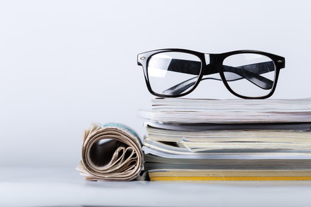 magazine close upの写真素材