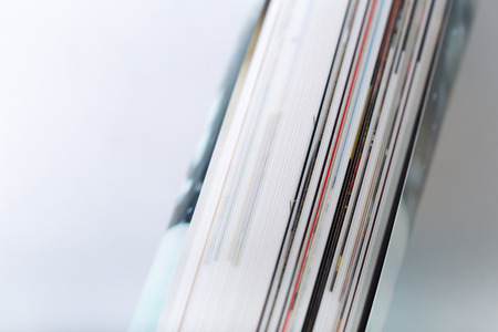 magazine close upの写真素材