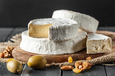 Cheese on the wooden table