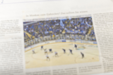 newspaper background, top viewの写真素材