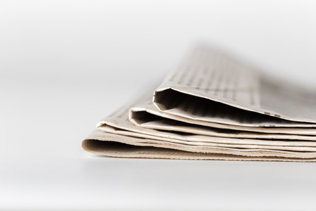 newspaper close up
