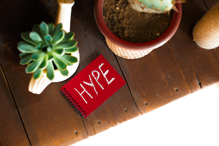 Hype time concept の写真素材